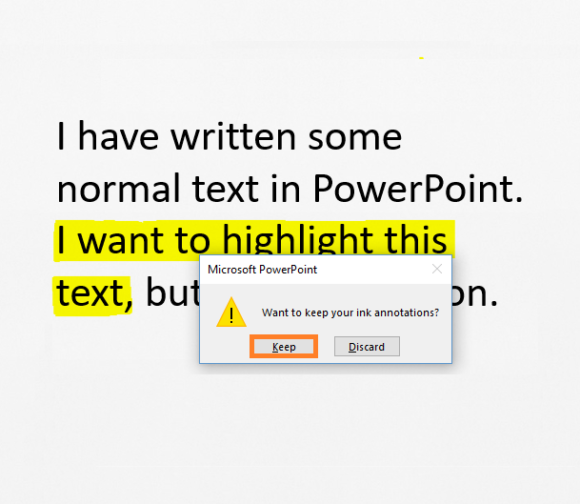 fix text highlighter in powerpoint for mac